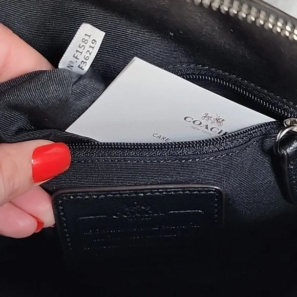 Coach NWOT Mini Cora Ocelot Leopard Satchel (msrp $279) - Picture 4 of 4